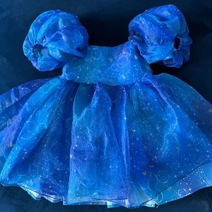 Wild Rich Kids blue Mickey Mouse selkie dress
